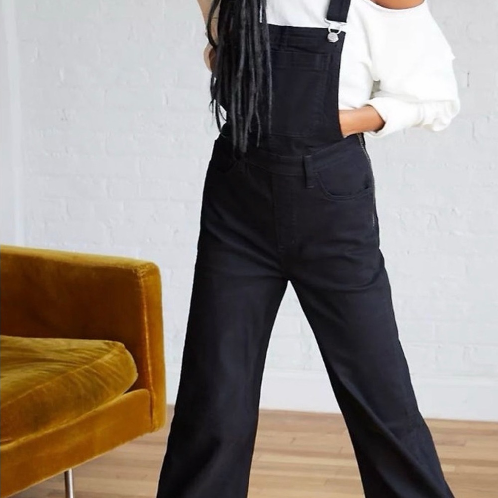 LEVIS rare fitted wide leg overall | 27 | Black